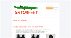 Desktop Screenshot of gatorfeet.com